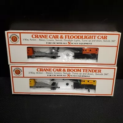 N Scale NIB Crane Union Pacific Amtrak Bachmann Lot Of 2  • $35