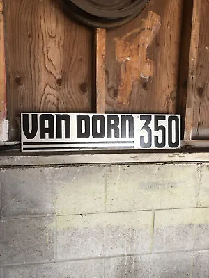 Van Dorn 350 Plastic Injection Molding Machine   Name Plate Aluminum Sign? • $99.99