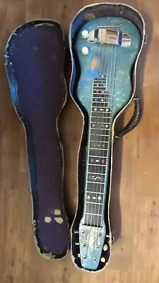 Vintage 1950's Blue Pearl Electric Lap Steel Guitar Magnatone / Dickerson • $150