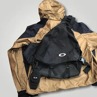 Vintage Oakley Sandbag Sling Tactical Bag Software Icon Backpack 13-451 | Black  • £280