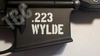 (3) .223 Wylde VINYL DECAL Airsoft AR MSR Lower Magwell Sticker Tactical Skin • $4.69