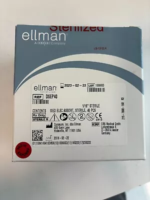 Ellman DSEP 40 Assorted Electrode Set - 40 Pieces - New - See Description Below. • $500