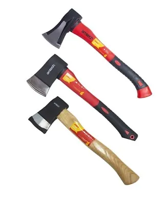 24oz/1kg HAND AXE HATCHET WOOD LOG CHOPPER FIBREGLASS & WOODEN HANDLE  • £10.99