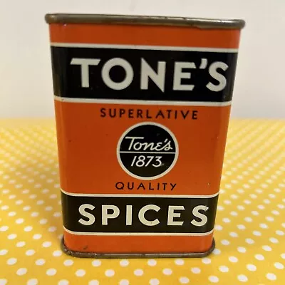 Vintage Tones Brothers Spice  Tin Ground Ginger Superlative Quality Tones 1873 • $7.49