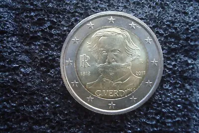 ITALY - 2 € Commemorative Euro Coin 2013 - Giuseppe Verdi 200 • $3.99