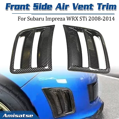 2x Front Bumper Side Air Vent Trim For Subaru Impreza WRX STi Wagon 2008-2014 • $39.37