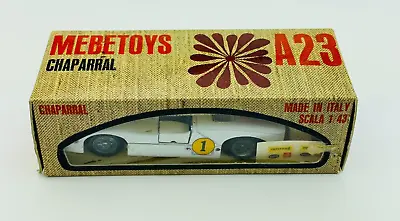 Mebetoys Italy CHAPARRAL A23 White NEW In BOX Very Nice !!! • $149.95