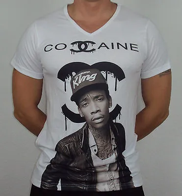 Wiz Khalifa Cocaine T-Shirt Swag Last Kings Hipster Compton Sixth June Shirt • £19.82