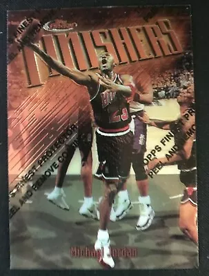 1997-98 Topps Finest Michael Jordan W/ Coating Finishers #39 Bulls  • $20