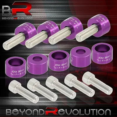 For Acura Honda JDM Purple 8MM Engine Header Cup Bolts Washer Kit • $15.99