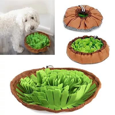 Pet Dog Snuffle MatPuzzle Toys  For Dogs Puppy Interactive Feed Game For Bored • £8.59