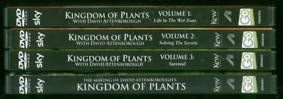 Kingdom Of Plants DAVID ATTENBOROUGH 4 DVDs 2013 • £5.99