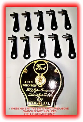 Ford Model 't' Coil Box Switch Key - Key Only! • $15