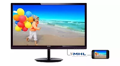 Philips 28 Inch Full HD MVA LCD Monitor 284E5QHAD/75 W/Speakers • $75
