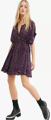 Free People Women's One Fine Day Minidress  Navy Size Small • $32