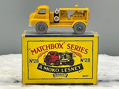 Matchbox No.28A Bedford Compressor “YELLOW”Truck 1956 MintIn Original Box • $174