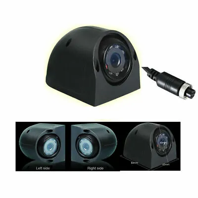4Pin 9 LED Side Rear View Reverse Backup Camera For Truck Bus RV Monitor 12-24V • $24.90