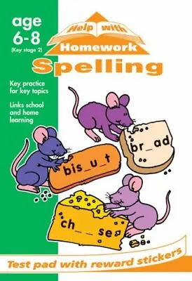 £2.25 • Buy HELP WITH HOMEWORK SPELLING PAD (Help With Homework Test Pads) By Kay Massey,Je
