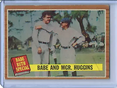 1962 Topps Babe Ruth Special Babe And Miller Huggins # 137 • $7.19