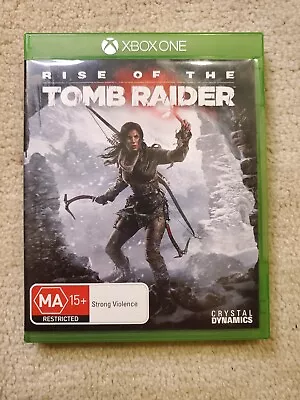 Rise Of The Tomb Raider Microsoft Xbox One PAL MA15+ VGC FREE SHIPPING ✅ • $19.99