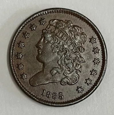 Quality 1835 Classic Head Half Cent Brilliant Uncirculated Condition • $169.99