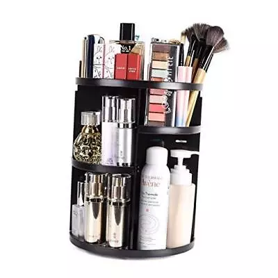  360 Rotating Makeup Organizer DIY Adjustable Makeup Carousel Spinning Holder  • $26.92