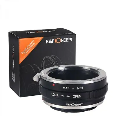 $49.99 • Buy K&F Concept Lens Adapter Minolta A/Sony A Mount Lens To Sony E NEX/Alpha Camera