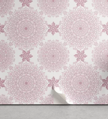 Purple Mandala Wallpaper Victorian Damask • £11.99