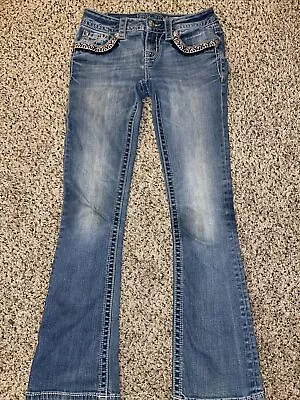 Miss Me Sunset Valley Signature Bootcut Jeans Blue JP7697B4D  Sz: 25 • $19.99