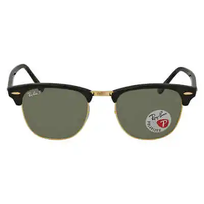 Ray Ban Clubmaster Classic Polarized Green Classic G-15 Square Unisex Sunglasses • $122.10