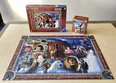 Ravensburger Jigsaw Puzzle Narnia 1000 Pieces Complete 2005 & Narnia Tin Disney • $29.90