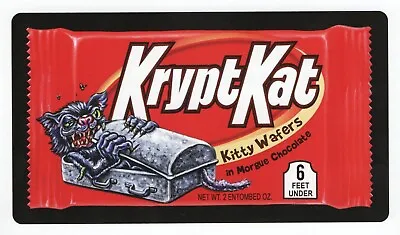 2023 WACKY POSTCARDS HALLOWEEN 5x7 POSTCARD KryptKat Kitty Wafers • $5.99