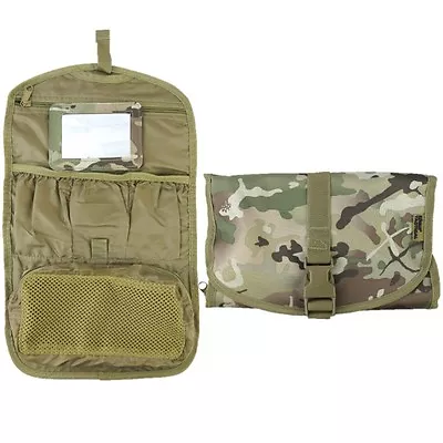 Military Wash Bag Mirror Waterproof MTP BTP Pouch British Army Cadet Field Kit • £12.99