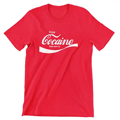 Enjoy Cocaine T Shirt Coca Cola Tshirt • £13.99