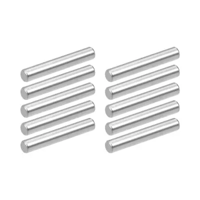 10pcs Dowel Pin 304 Stainless Steel Shelf Support Pin Silver Tone 4mm X 25mm • $13.07