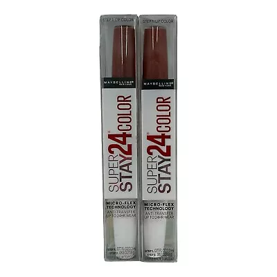 Maybelline SuperStay 24 Hour Color Lipstick 141 More & More Mocha 2 Pack • $22.99