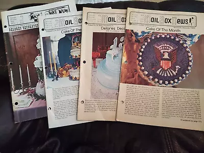 Vintage Lot Of 4 Mail Box News Magazines 1975/76 Cake Decorating • $9.99