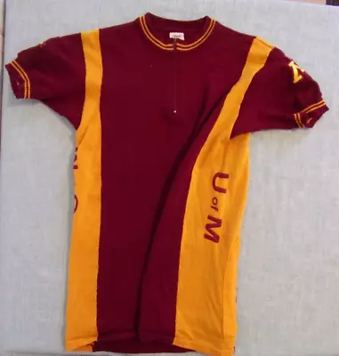 VINTAGE Cycling Jersey University Of Minnesota Golden Gophers College Men's • $25