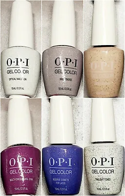 £12.95 • Buy OPI High Definition Glitters Collection - GelColor Gel Polish - 6pcs
