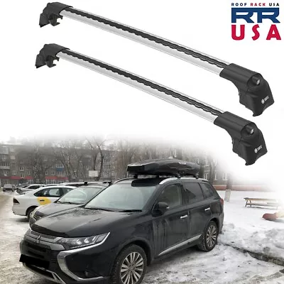 Fits Mitsubishi Outlander Sport 2010-2023 Roof Rack Cross Bars Gray 2 Pcs • $190