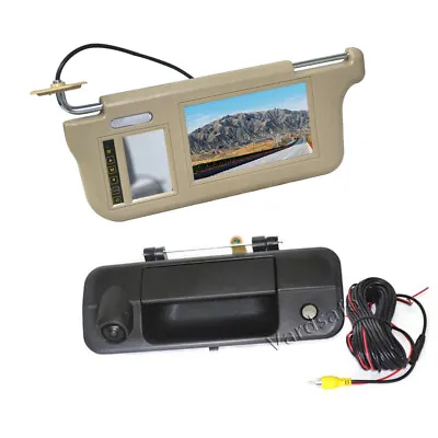 Sun Visor Rear View Mirror Monitor & Backup Reversing Camera For Toyota Tundra • $199