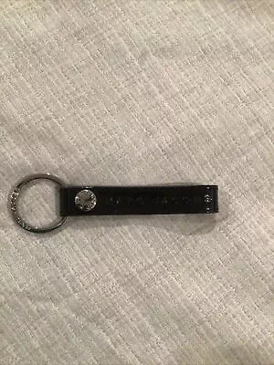 Marc Jacobs Black  ( PATEN SHINE ) Key Loop Snap  Key Chain New • $28