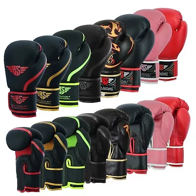 Boxing Gloves Sparring Glove Punch Bag Training MMA Mitts • £14.99