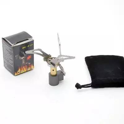 Rotating Flame Folding Ultralight Outdoor Camping Cook Burner Gas Stove FirePowe • $16.69