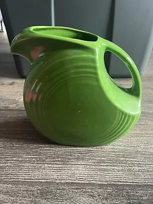 Vintage Green Fiestaware Large Ceramic Pitcher • $26.50
