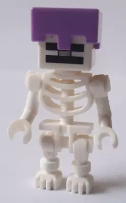 Skeleton Minecraft Purple Helmet Lego • $0.99