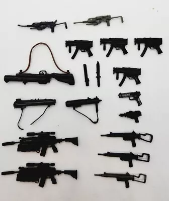 Weapons Lot Of 18 For 3.75  Action Figures G.I.  Joe ARAH Action Figures • $26.99