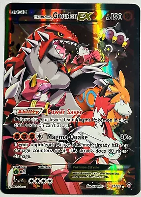 Team Magma's Groudon EX Double Crisis 15/34 Holo Rare Pokémon  Moderate Play MP • $49.99