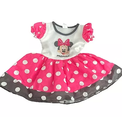 Minnie Mouse Halloween Dress Up Play Costume Girls Toddler Size Small 12-24 Mos • $11