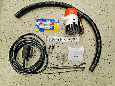 Yamaha 650 701 Super Jet Wave Blaster Wb1 500 Gph Bilge Pump Kit Superjet 1990UP • $149.95